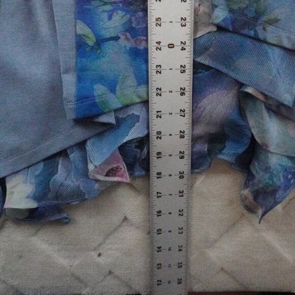 Soft Surroundings Cardigan Sweater Womens Petite Medium Floral Bird Print - Picture 8 of 11